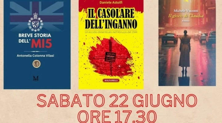 Presentazione libri di Daniele Astolfi, Antonella Colonna Vilasi e Michele Visconti 