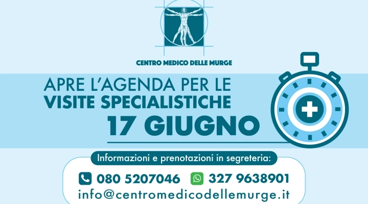 Apertura del nuovo Poliambulatorio di Cassano delle Murge: prenotazioni aperte dal 17 giugno 2024