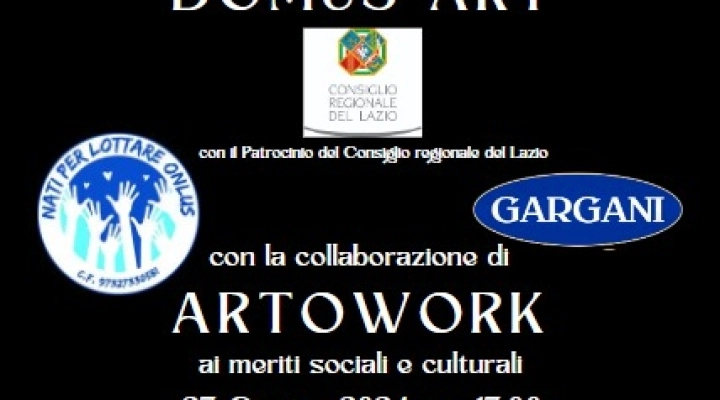 Prima edizione Premio Domus Art ai meriti sociali e culturali  con la partecipazione di ArtoWork