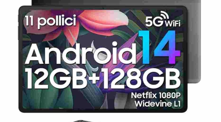 Blackview Tab 90 WiFi: Tablet Android 14 da 11 pollici con Batteria a Lunga Durata, Fotocamera 13MP e Tastiera Inclusa - Sconto del 68%!