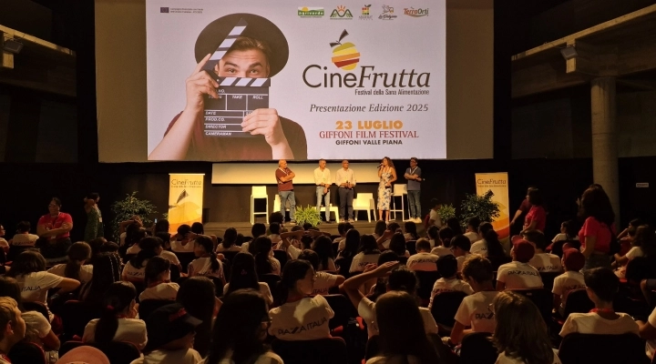 Al Festival di Giffoni la presentazione della dodicesima edizione di Cinefrutta