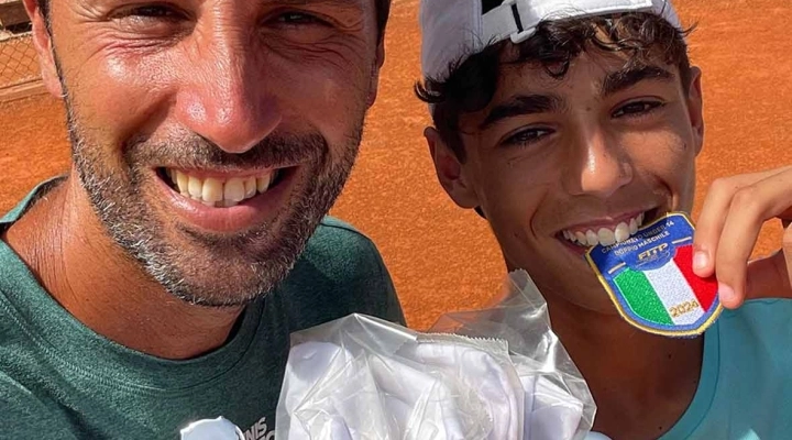 Zeno Roveri del Tennis Giotto è campione d’Italia nel doppio Under14