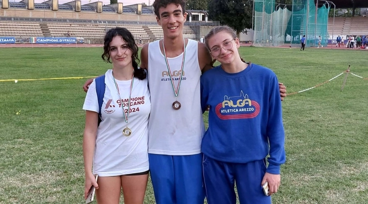 L’Alga Atletica Arezzo apre la stagione con tre titoli toscani