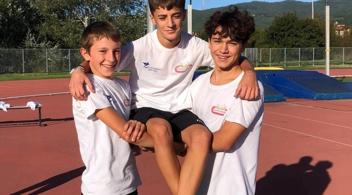 L’Alga Atletica Arezzo vince otto titoli provinciali con Cadetti e Ragazzi