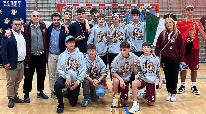 La Scuola Basket Arezzo ha vinto il torneo internazionale di Oswiecim