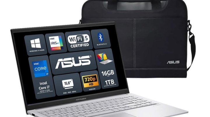 ASUS Vivobook 15 F1504ZA: Novità Ottobre 2024, Potenza Intel Core i7, 16GB RAM, SSD 1TB e Display FHD