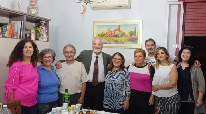 Mariglianella Visita di Ernesto Cicino da 55 anni in Canada. (Antonio Castaldo)