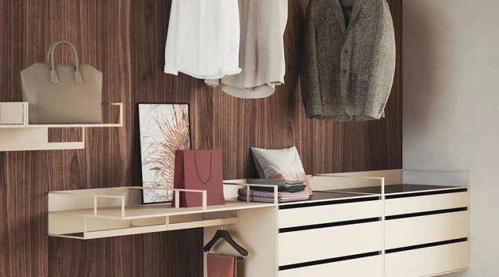 Caddy Wardrobe: la cabina armadio magnetica di Ronda Design